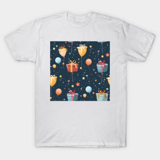 Happy Birthday Party Celebration Pattern 15 T-Shirt